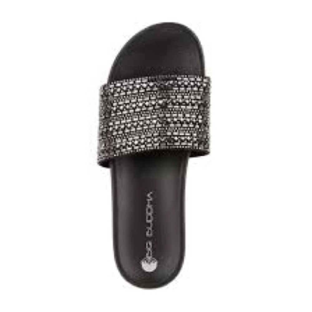Big Buddha Jeweled Slides Sz 8